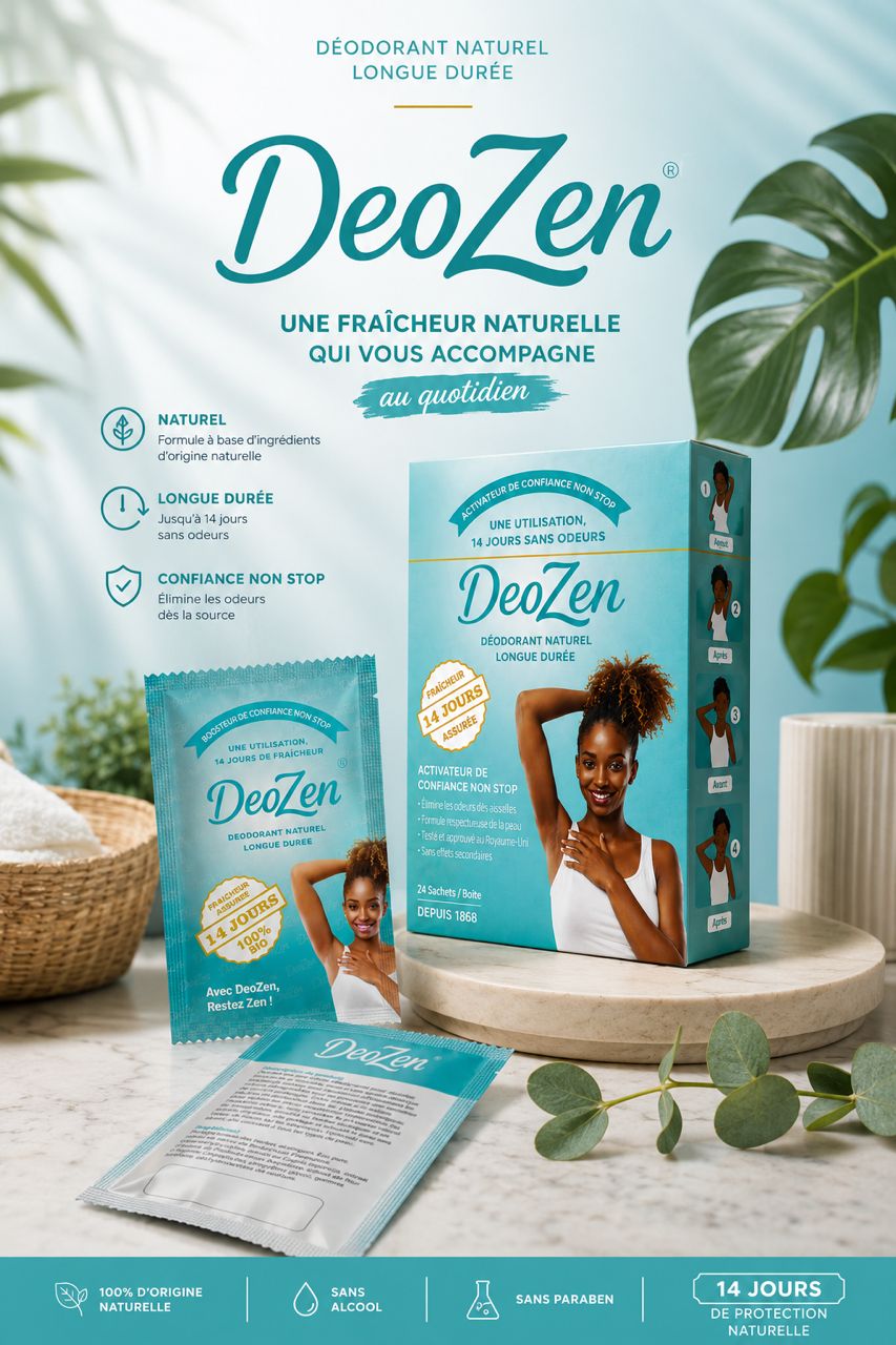 DeoZen - Déodorant Naturel Longue Durée 