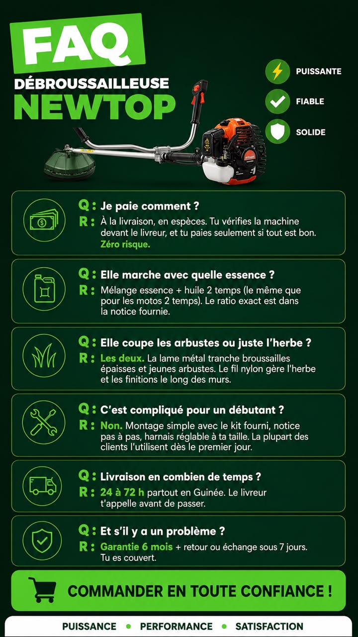 Utilisateur avec la débroussailleuse et son harnais