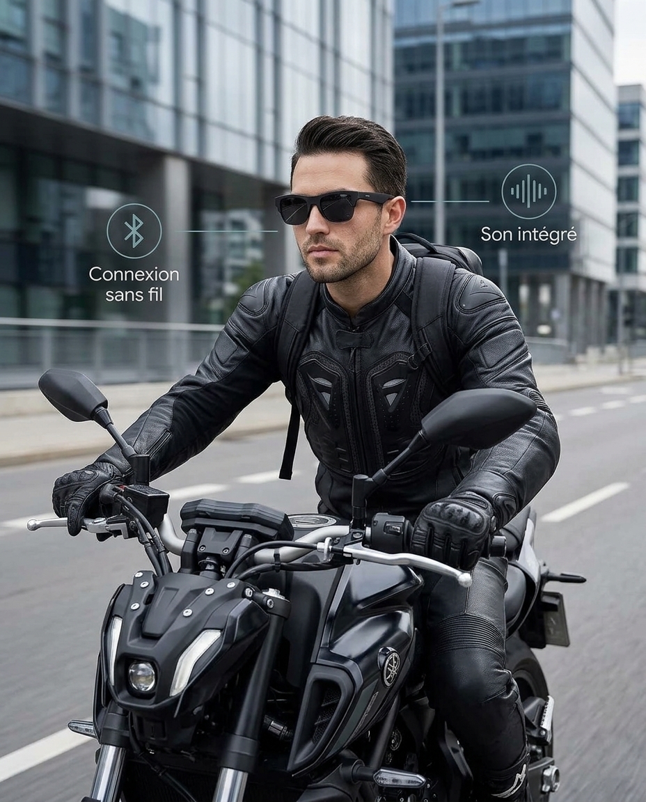 Lunettes de Soleil Connectées Bluetooth SmartAudio™ - Son Stéréo & Appels Mains Libres 6