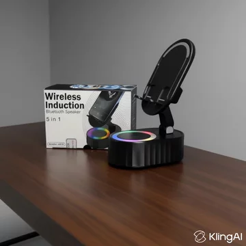 Enceinte Support Téléphone Intelligent à Capteur Magique & Lumières RGB 7