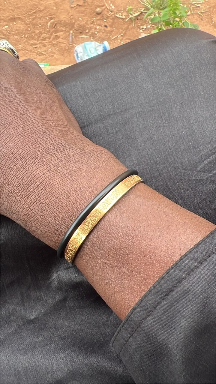 Collier & Bracelet Ayat Al-Kursi en Acier Inoxydable Haut de Gamme 4