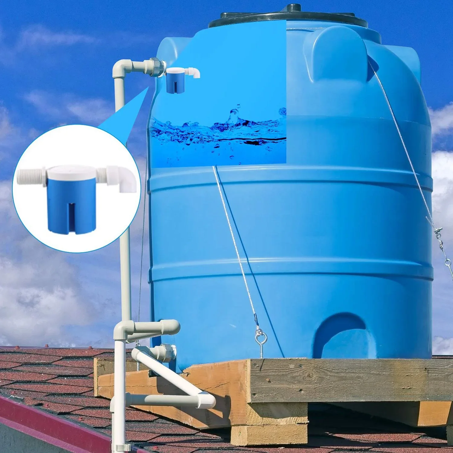 Vanne de Contrôle Automatique du Niveau d'Eau à Flotteur Intelligent 2