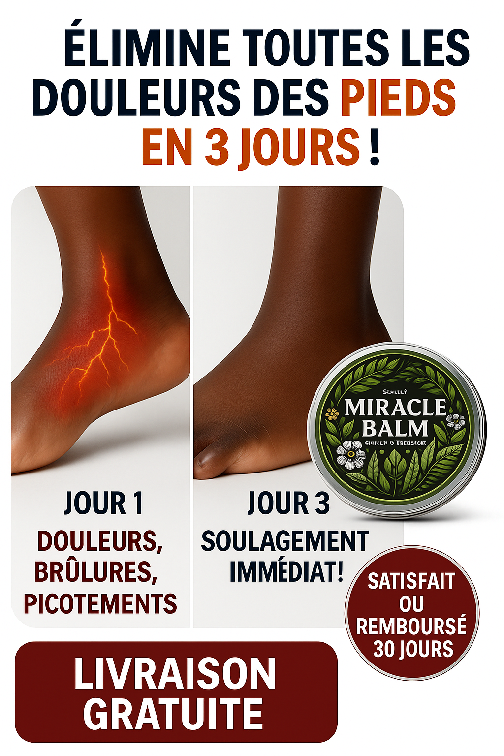 Baume Miracle Apaisant – Soulagement Immédiat des Varices, Jambes Lourdes & Neuropathies (+ Cadeau Offert) 6