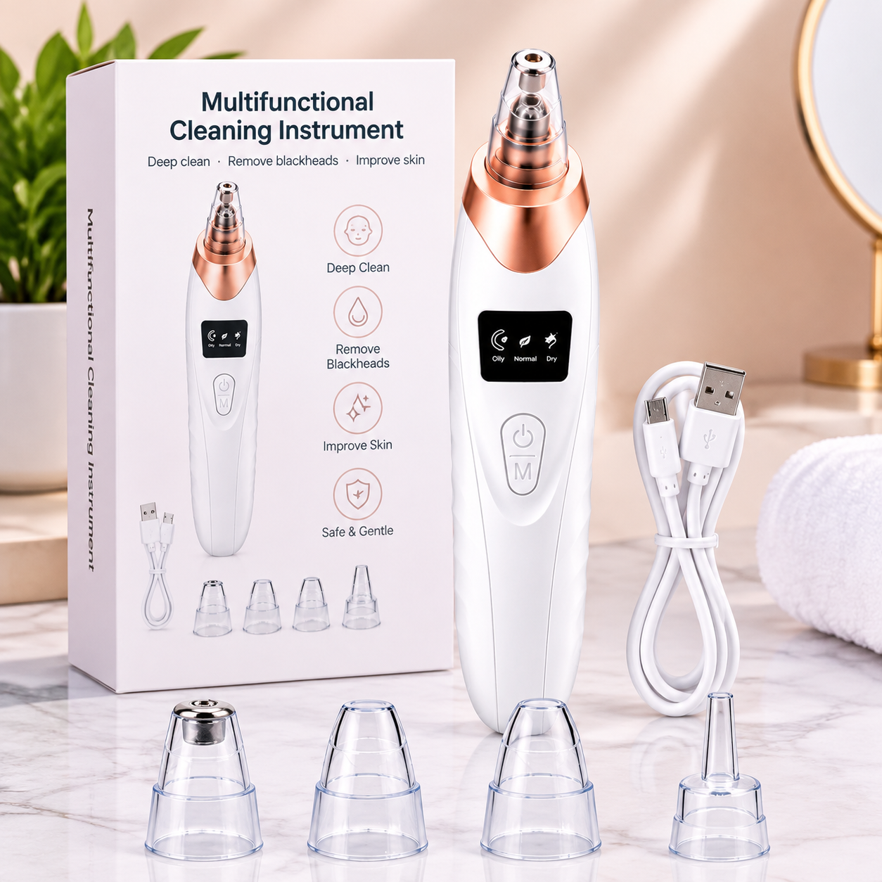 Aspirateur de graisse pour visage 