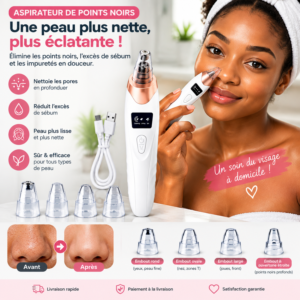 Aspirateur de graisse pour visage  4