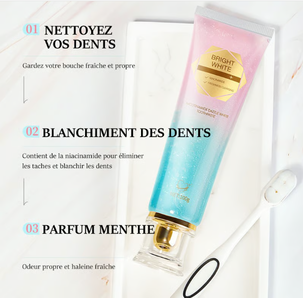 BodyAccel™ : Dentifrice Ultra Blanchissant à la Niacinamide 3