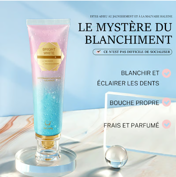 BodyAccel™ : Dentifrice Ultra Blanchissant à la Niacinamide 5