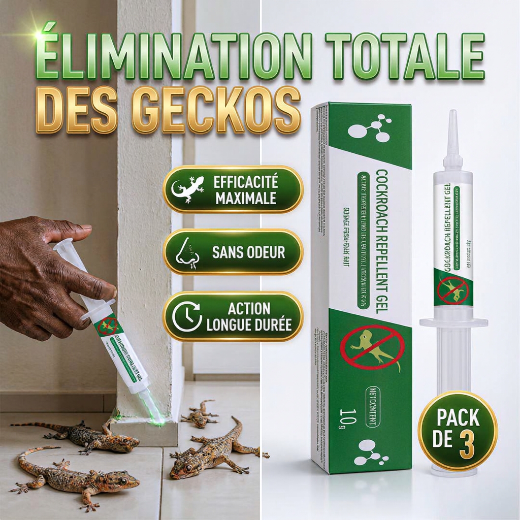 Appât-Gel Anti-Lézards (3 Seringues) 2