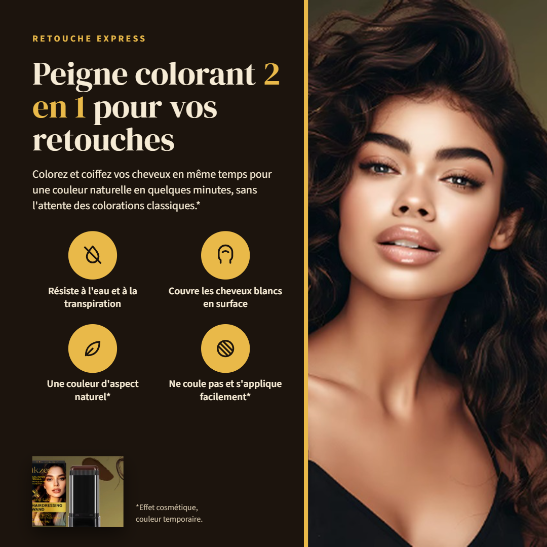 PEIGNE COLORANT EXPRESS POUR CHEVEUX 2