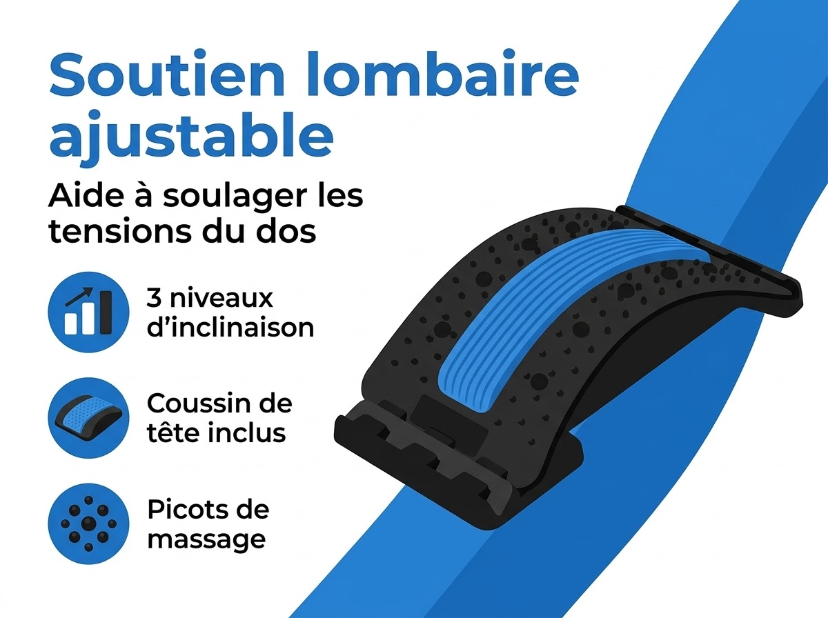 Étireur de dos lombaire : soulagez le bas du dos en 10 minutes par jour