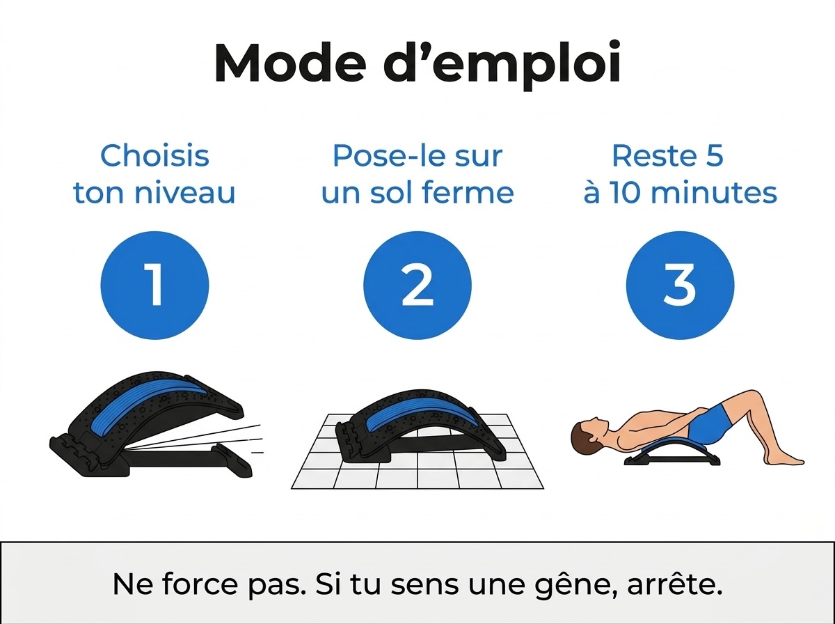 Étireur de dos lombaire : soulagez le bas du dos en 10 minutes par jour 2