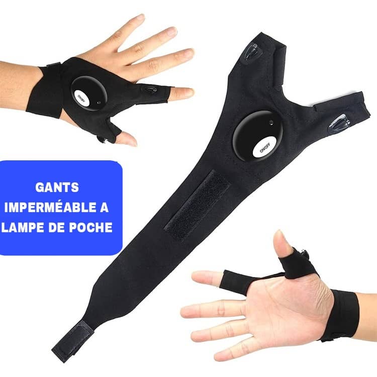 Gant LED Torche Mains Libres 3