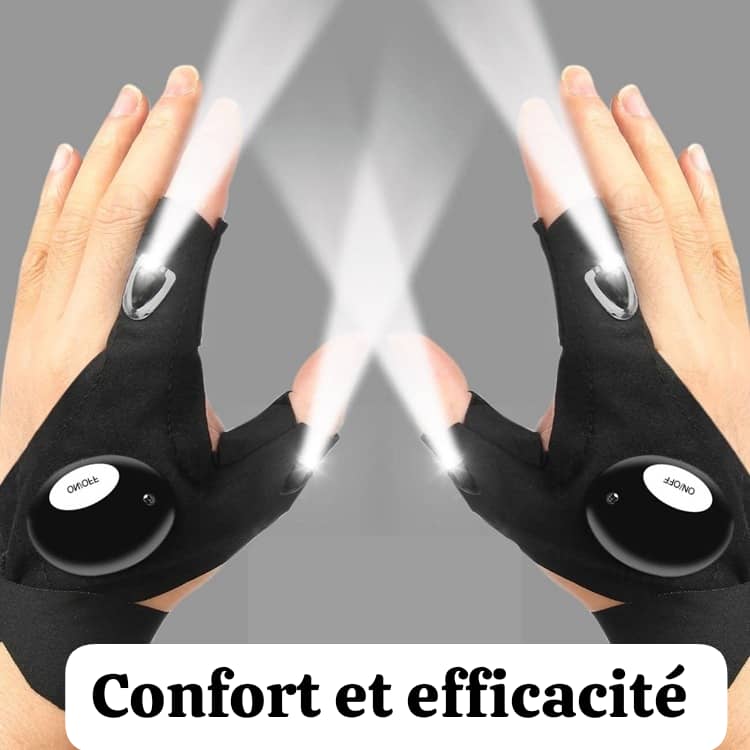 Gant LED Torche Mains Libres 4
