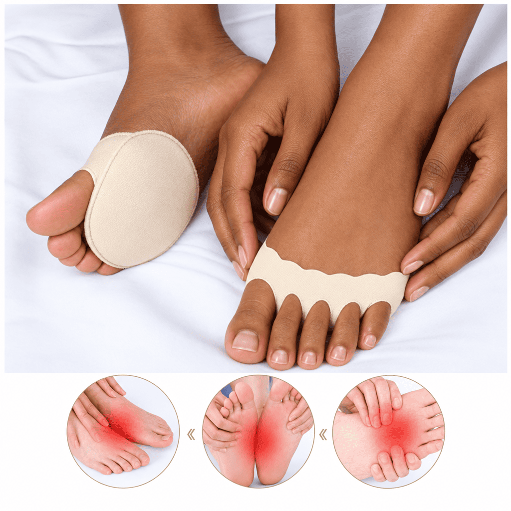 Coussinets Métatarsiens Invisibles - Chaussettes Confort Anti-Douleur pour l'Avant-Pied (6 Paires) 12 000 FCFA 3