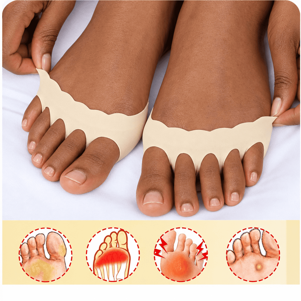 Coussinets Métatarsiens Invisibles - Chaussettes Confort Anti-Douleur pour l'Avant-Pied (6 Paires) 12 000 FCFA 2