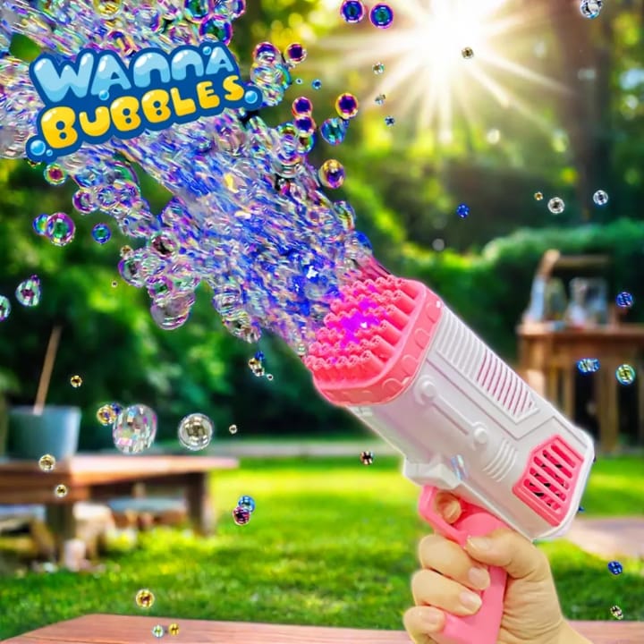 Pistolet à Bulles Électrique 36 Trous