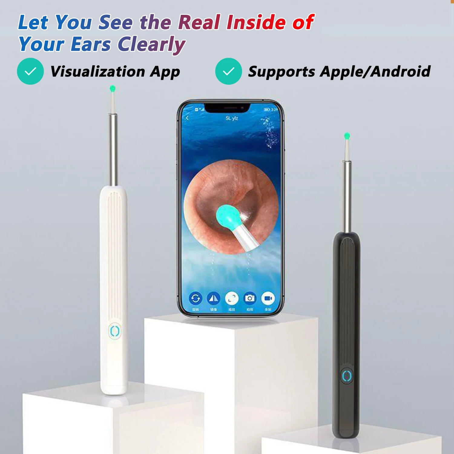 EarVision™ - Nettoyeur d'Oreilles Visuel Intelligent HD sans Fil 2