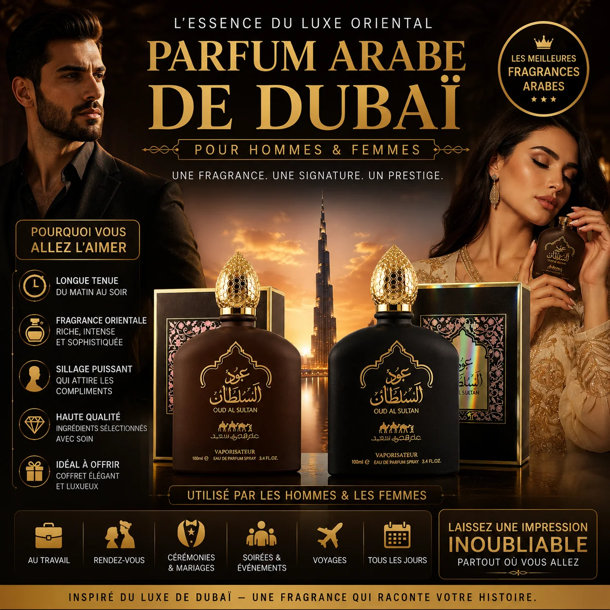 Oud Al Sultan — L'Élixir Majestueux de Dubaï
