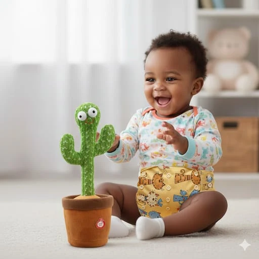 Cactus Dansant & Parlant Interactif - Le Jouet Éveil & Fous Rires