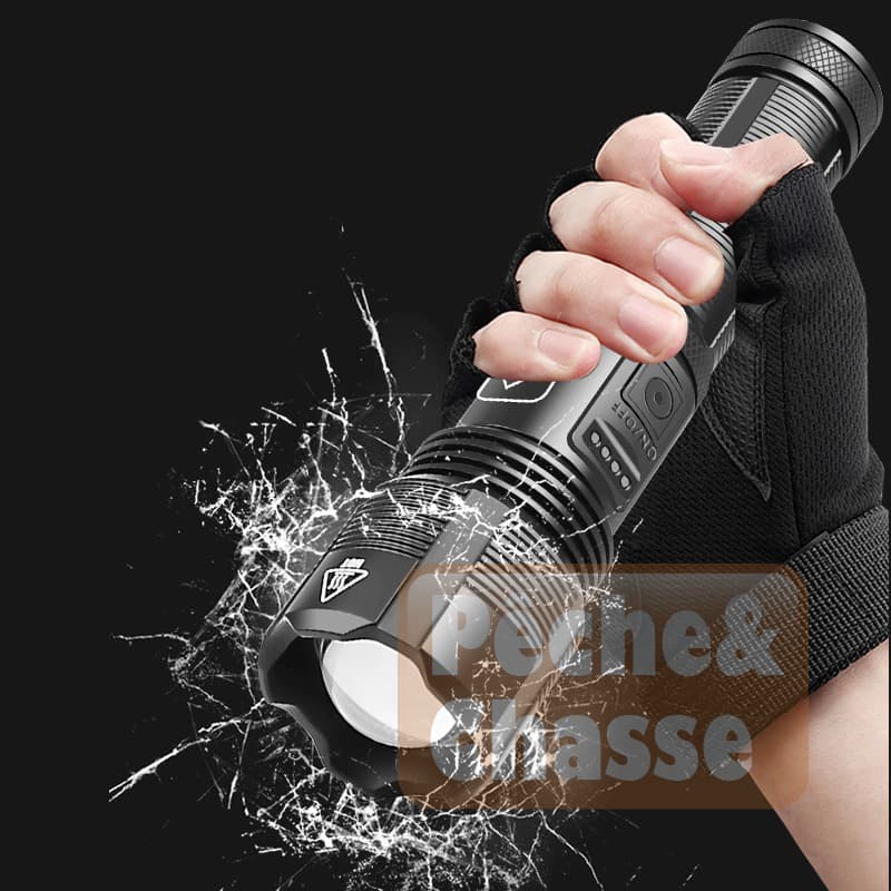 Torche LED Puissante & Rechargeable 3