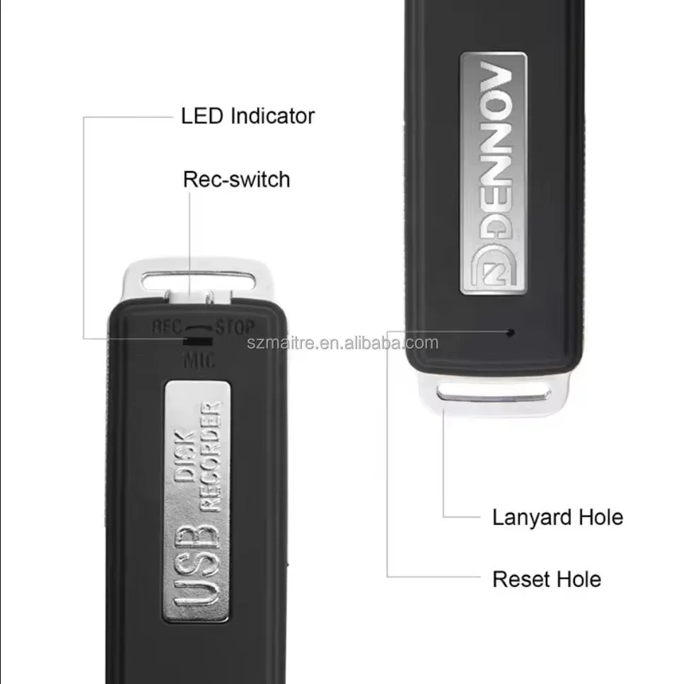 Clé USB Enregistreur Espion Intelligent HD - Dictaphone Furtif Haute Fidélité SpyVocal™ 3