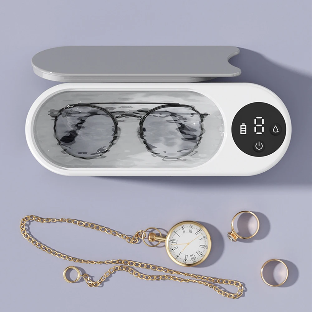 Nettoyeur à Ultrasons Multifonction Rechargeable - Lunettes, Bijoux & Appareils Dentaires
