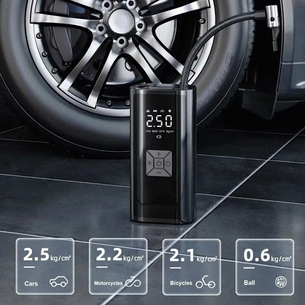 Compresseur d’Air Portable Sans Fil Intelligent