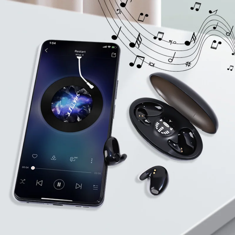 Écouteurs Invisibles de Sommeil Bluetooth 5.3 – Ultra-Légers, Anti-Bruit & Confort Latéral 3