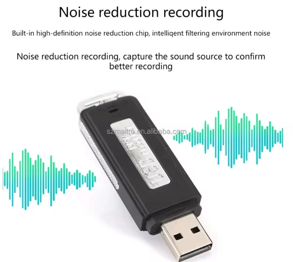Clé USB Enregistreur Espion Intelligent HD - Dictaphone Furtif Haute Fidélité SpyVocal™ 4