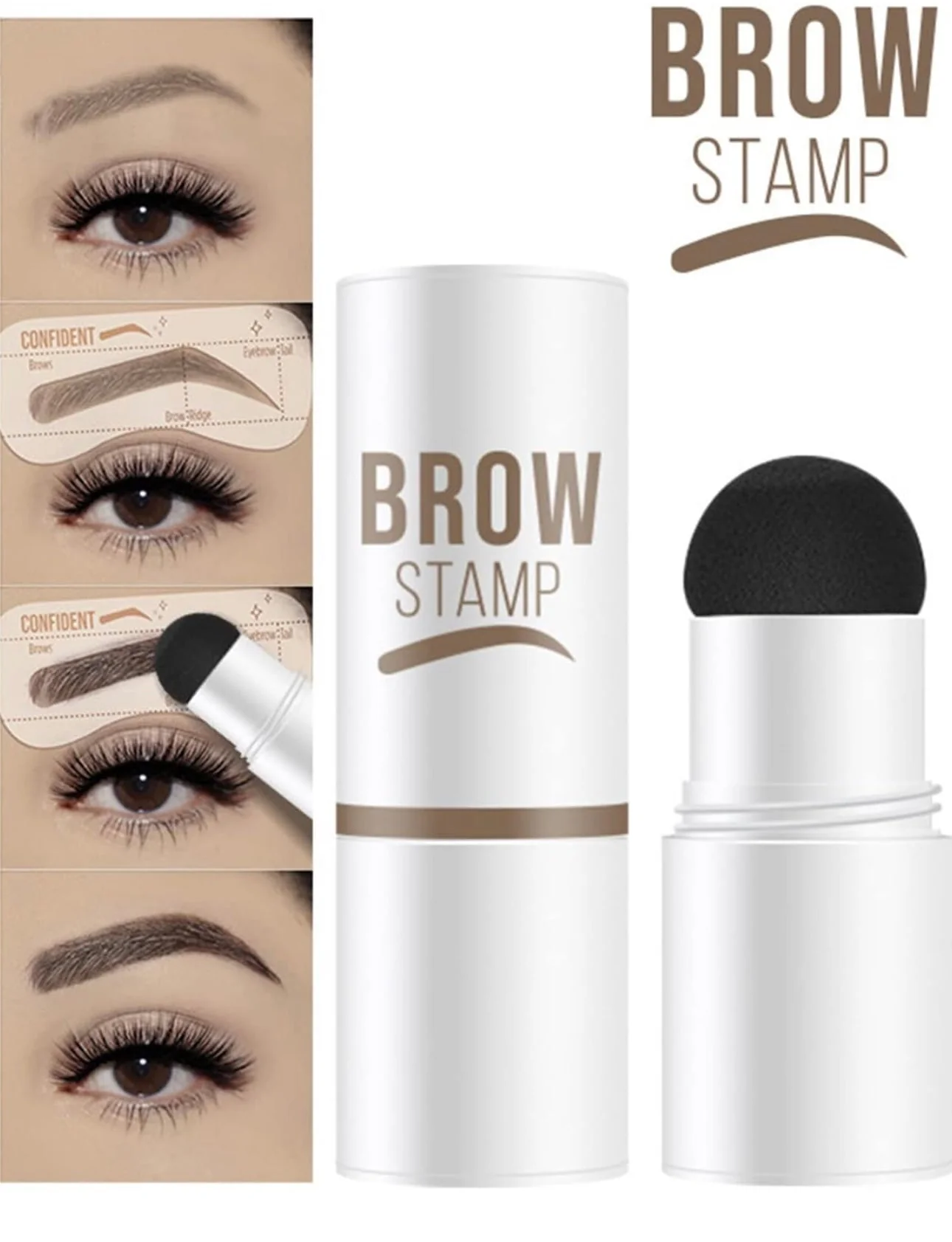 Kit Brow-STAMP : Tampon & Pochoirs Précision pour Sourcils 4