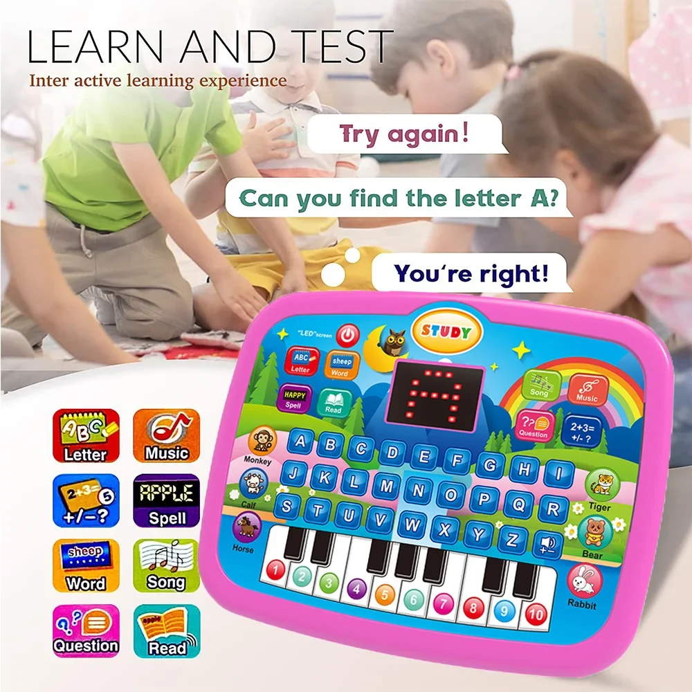 Tablette Éducative ÉveilMax™ : Le Compagnon d'Apprentissage Interactif Sans Écran pour Enfants 5