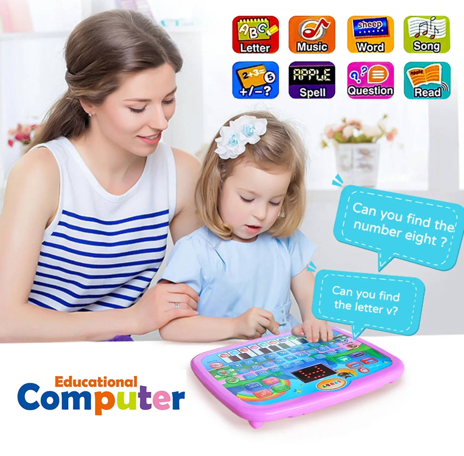 Tablette Éducative ÉveilMax™ : Le Compagnon d'Apprentissage Interactif Sans Écran pour Enfants 4