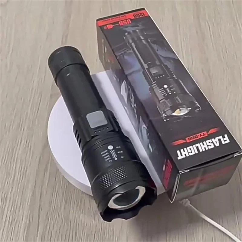Torche LED Puissante & Rechargeable 4